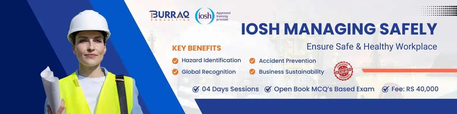 Burraq Consulting IOSH Course in Pakistan