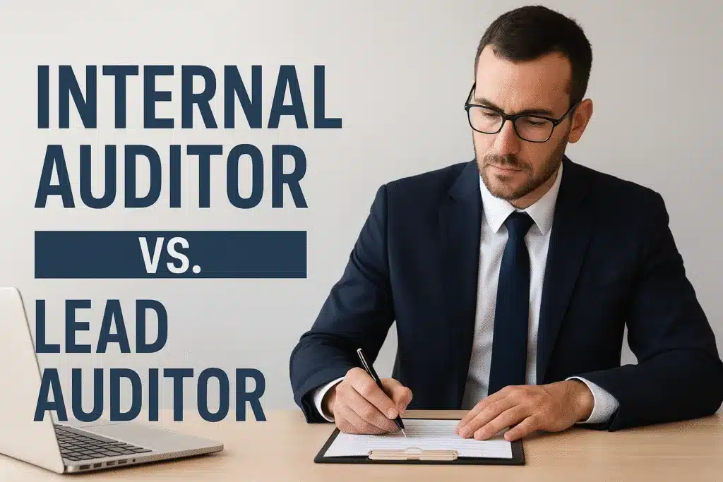 Difference between Internal Auditor and Lead Auditor