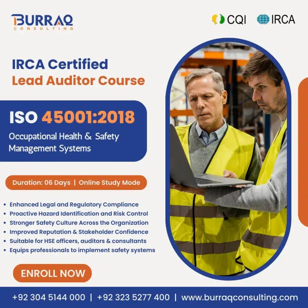 IRCA ISO 45001 Lead Auditor Course