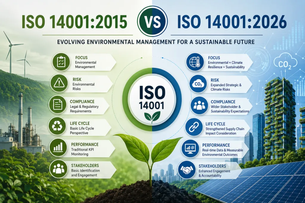 ISO 14001 2015 vs ISO 14001 2026